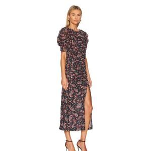 Free People Briella Midi Dress in Twilight Combo Size L
